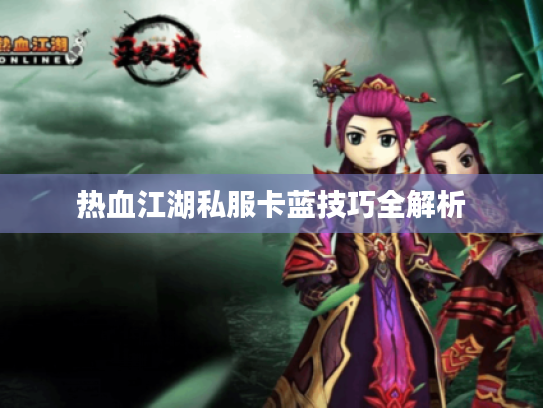 热血江湖私服卡蓝技巧全解析