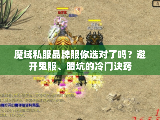 魔域私服品牌服你选对了吗？避开鬼服、暗坑的冷门诀窍