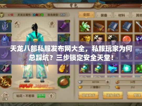 天龙八部私服发布网大全，私服玩家为何总踩坑？三步锁定安全天堂！