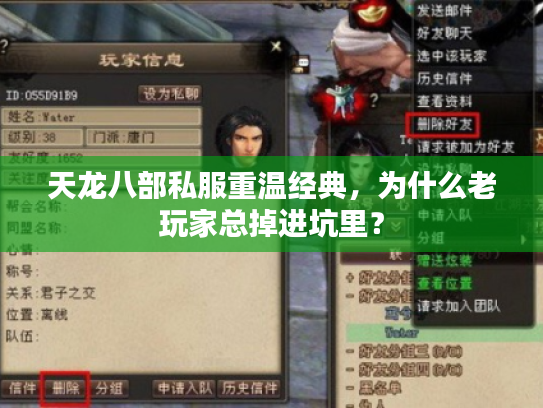 天龙八部私服重温经典，为什么老玩家总掉进坑里？