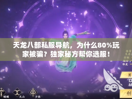 天龙八部私服导航，为什么80%玩家被骗？独家秘方帮你选服！