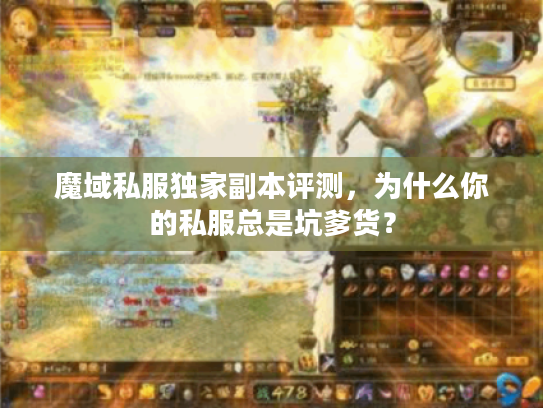 魔域私服独家副本评测，为什么你的私服总是坑爹货？