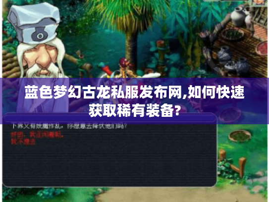蓝色梦幻古龙私服发布网,如何快速获取稀有装备?