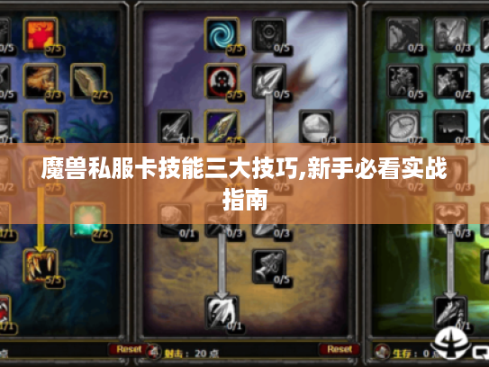 魔兽私服卡技能三大技巧,新手必看实战指南