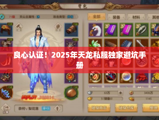 良心认证！2025年天龙私服独家避坑手册