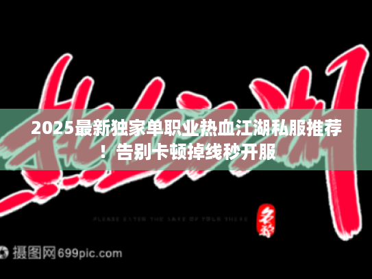 2025最新独家单职业热血江湖私服推荐！告别卡顿掉线秒开服