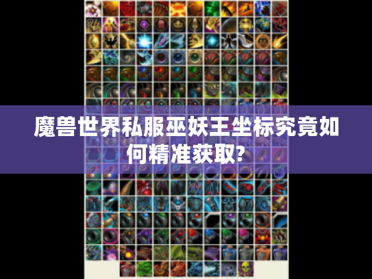 魔兽世界私服巫妖王坐标究竟如何精准获取?