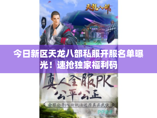 今日新区天龙八部私服开服名单曝光！速抢独家福利码