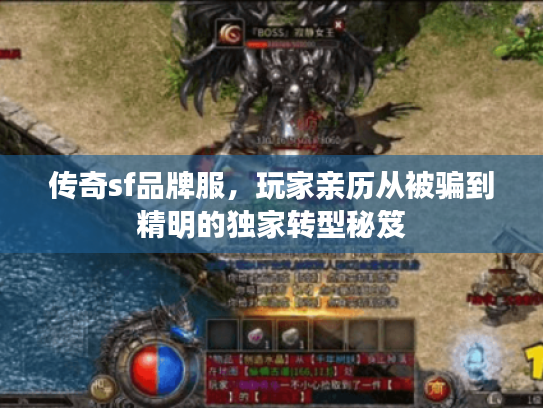传奇sf品牌服，玩家亲历从被骗到精明的独家转型秘笈