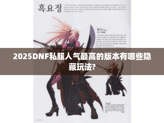 2025DNF私服人气最高的版本有哪些隐藏玩法?