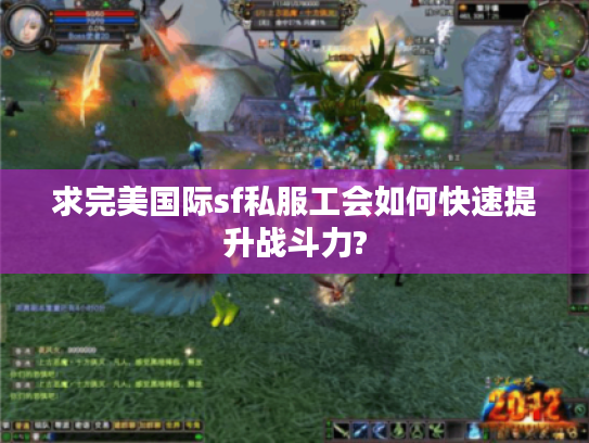 求完美国际sf私服工会如何快速提升战斗力?