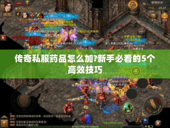 传奇私服药品怎么加?新手必看的5个高效技巧