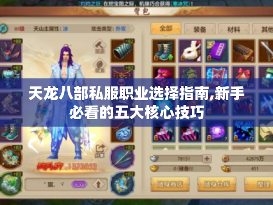 天龙八部私服职业选择指南,新手必看的五大核心技巧