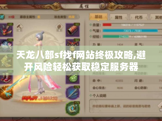 天龙八部sf找f网站终极攻略,避开风险轻松获取稳定服务器