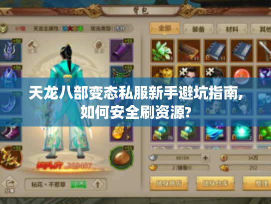 天龙八部变态私服新手避坑指南,如何安全刷资源?