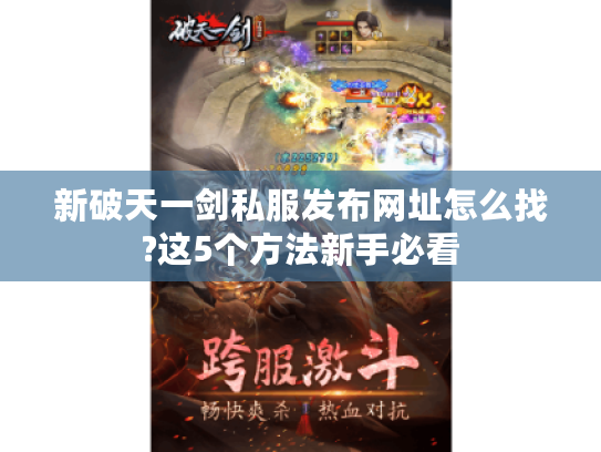 新破天一剑私服发布网址怎么找?这5个方法新手必看
