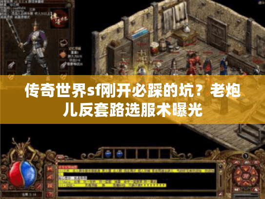 传奇世界sf刚开必踩的坑？老炮儿反套路选服术曝光