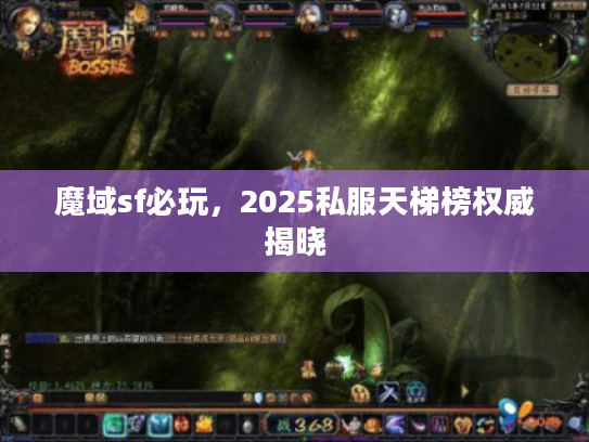 魔域sf必玩，2025私服天梯榜权威揭晓