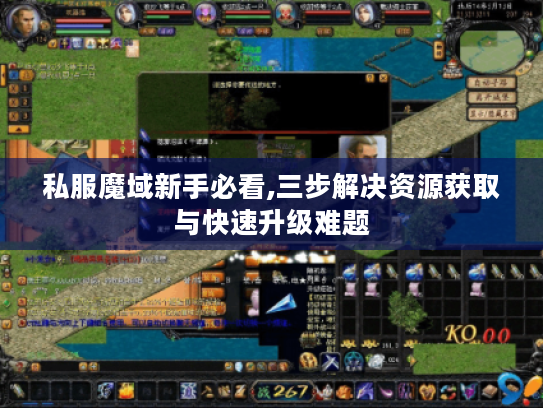 私服魔域新手必看,三步解决资源获取与快速升级难题