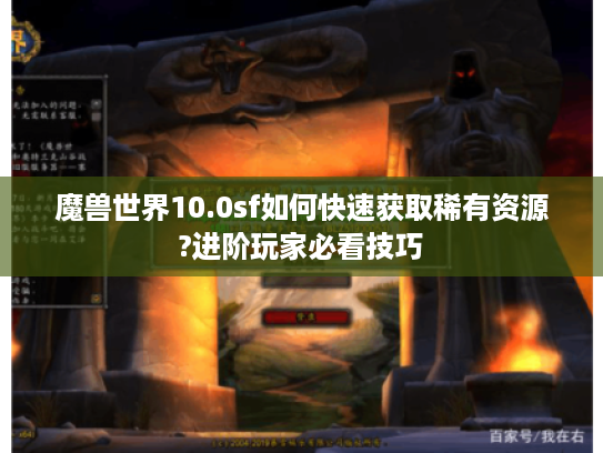 魔兽世界10.0sf如何快速获取稀有资源?进阶玩家必看技巧