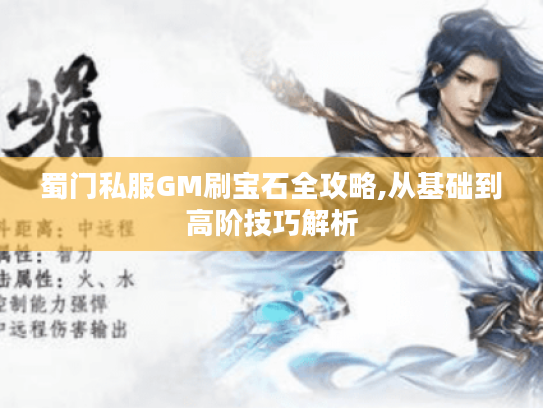 蜀门私服GM刷宝石全攻略,从基础到高阶技巧解析
