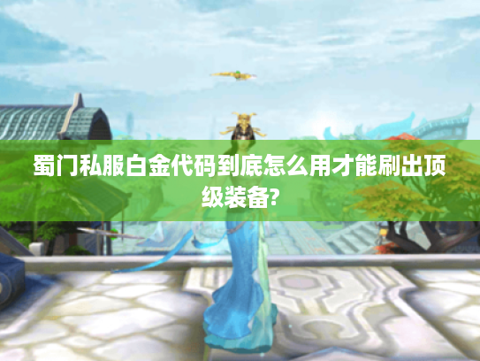 蜀门私服白金代码到底怎么用才能刷出顶级装备?