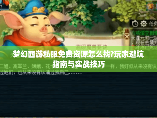 梦幻西游私服免费资源怎么找?玩家避坑指南与实战技巧