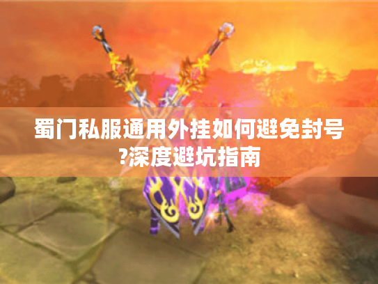 蜀门私服通用外挂如何避免封号?深度避坑指南