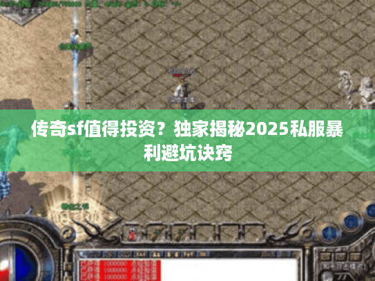 传奇sf值得投资？独家揭秘2025私服暴利避坑诀窍