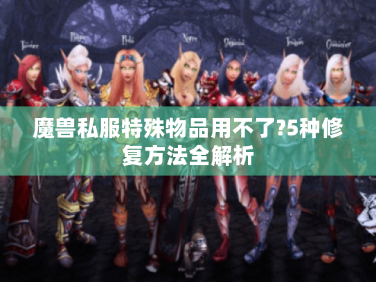 魔兽私服特殊物品用不了?5种修复方法全解析