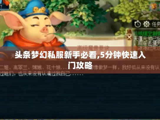 头条梦幻私服新手必看,5分钟快速入门攻略