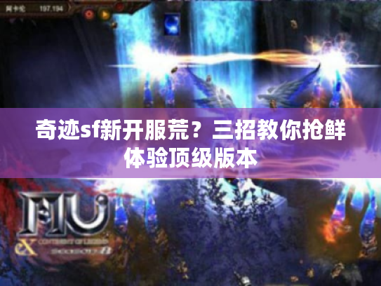 奇迹sf新开服荒？三招教你抢鲜体验顶级版本