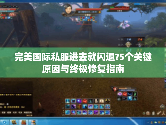 完美国际私服进去就闪退?5个关键原因与终极修复指南