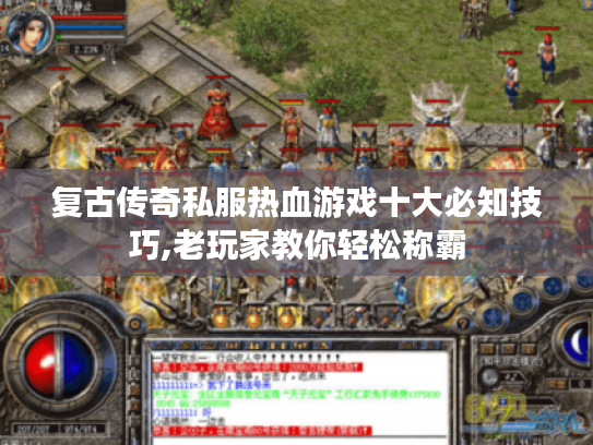 复古传奇私服热血游戏十大必知技巧,老玩家教你轻松称霸