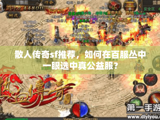 散人传奇sf推荐，如何在百服丛中一眼选中真公益服？