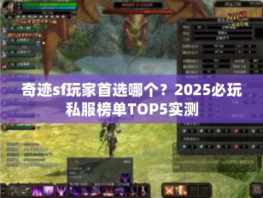奇迹sf玩家首选哪个？2025必玩私服榜单TOP5实测