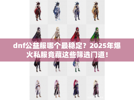 dnf公益服哪个最稳定？2025年爆火私服竟藏这些筛选门道！