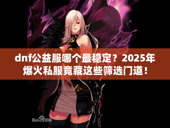 dnf公益服哪个最稳定？2025年爆火私服竟藏这些筛选门道！