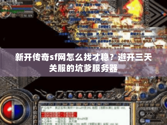 新开传奇sf网怎么找才稳？避开三天关服的坑爹服务器