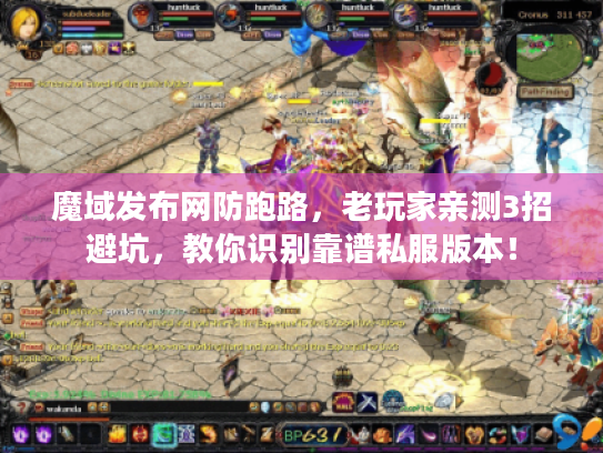 魔域发布网防跑路，老玩家亲测3招避坑，教你识别靠谱私服版本！