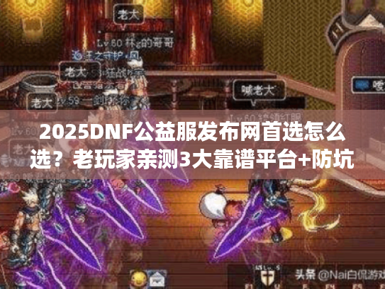 2025DNF公益服发布网首选怎么选？老玩家亲测3大靠谱平台+防坑技巧