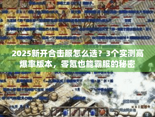 2025新开合击服怎么选？3个实测高爆率版本，零氪也能霸服的秘密