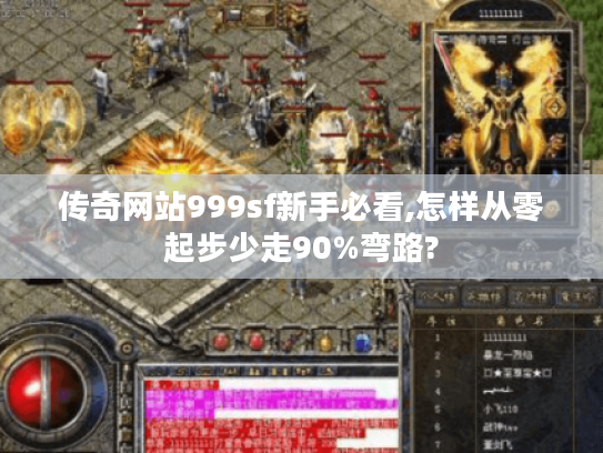 传奇网站999sf新手必看,怎样从零起步少走90%弯路?