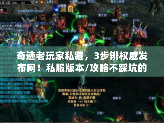 奇迹老玩家私藏，3步辨权威发布网！私服版本/攻略不踩坑的实战技巧