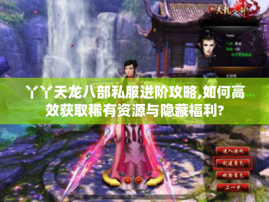 丫丫天龙八部私服进阶攻略,如何高效获取稀有资源与隐藏福利?