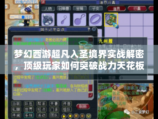 梦幻西游超凡入圣境界实战解密，顶级玩家如何突破战力天花板？