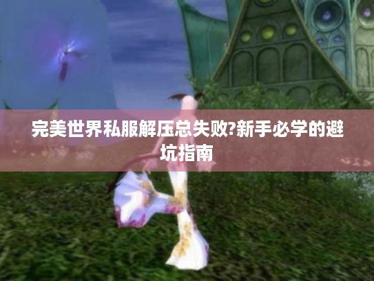 完美世界私服解压总失败?新手必学的避坑指南