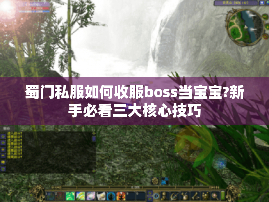 蜀门私服如何收服boss当宝宝?新手必看三大核心技巧