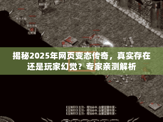 揭秘2025年网页变态传奇，真实存在还是玩家幻觉？专家亲测解析