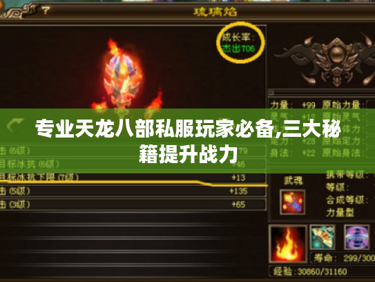专业天龙八部私服玩家必备,三大秘籍提升战力